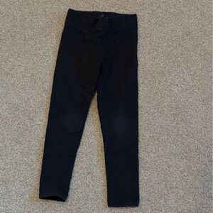 Mini Boden Black Thick Winter Leggings Sz 4-5